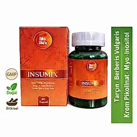 INSUMIX (Berberis Vulgaris, Myo-inositol, Tarçın, Krom) 60 KAPSÜL