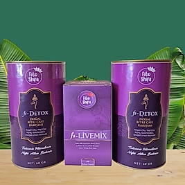 LIVEMIX 60 KAPSÜL/ DETOX KARIŞIK BİTKİ ÇAYI (2'Lİ ÇAY SETİ)