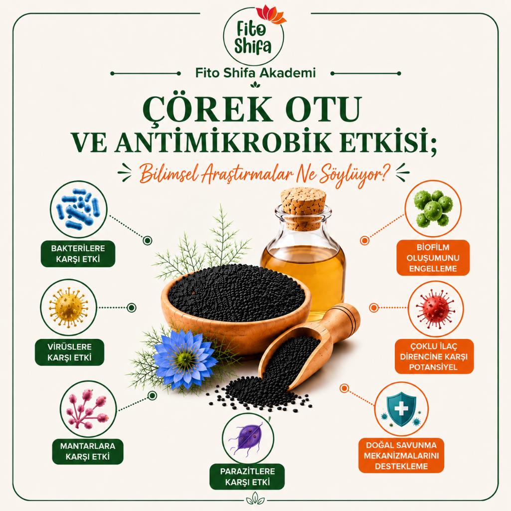 Nigella Sativa (Çörek Otu) ve ANTİMİKROBİK Etkisi: Bilimsel Araştırmalar Ne Söylüyor?