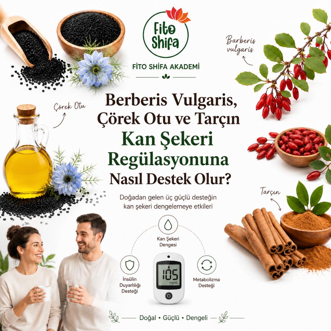 Berberis Vulgaris, Çörek Otu ve Tarçın Kan Şekeri Regülasyonuna Nasıl Destek Olabilir?