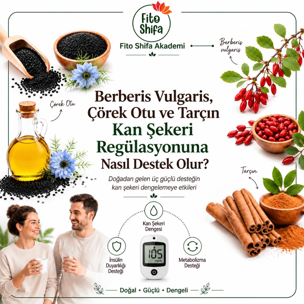 Berberis Vulgaris, Çörek Otu ve Tarçın Kan Şekeri Regülasyonuna Nasıl Destek Olabilir?